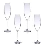 Jogo 4 Taças Cristal Para Champagne Gastro-colibri 220ml