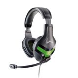 Headset Gamer Harve P2 Stereo Preto e Verde PH298 1 UN Warrior