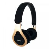 Headset Oex Hs210 Drop Com Fio Preto E Dourado