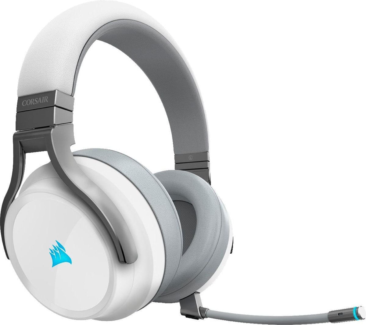 Imagem do produto Headset Gamer Corsair Virtuoso RGB Wireless Branco 7.1 Drivers 50mm, CA-9011186-NA em Carrefour