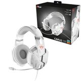 Headset Gamer Trust Caurus Camuflado Branco GXT 322W Com Microfone Drivers 50mm - 20864