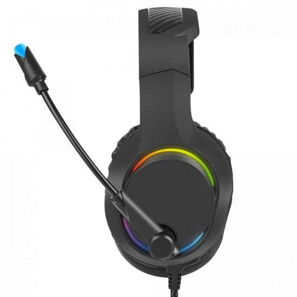 Headset Gamer Rgb Holt Preto Fortrek Carrefour