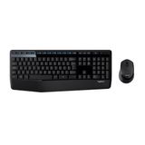 Kit Teclado e Mouse Sem Fio Logitech Wireless MK345 Preto