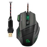 Mouse Multilaser Profissional Warrior 7 Botoes Preto - Mo207