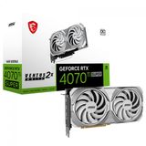 Placa De Video Msi Geforce Rtx 4070 Ti Super Ventus 2x White Oc16gb Gddr6x 256 Bits - 912-v513-629