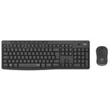 Kit Teclado e Mouse Logitech Silent MK295 Sem Fio Preto