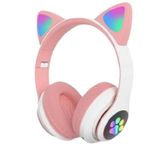 Fones De Ouvido Cat Orelha Bluetooth 5.0 Baixo Ruído Headset