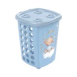 Cesto De Roupas Infantil Ursa  Azul - 38 Litros