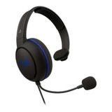 Headset Gamer Hyperx Cloud Chat Fone De Ouvido Preto E Azul