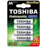 Pilha Recarregável Aa 1,2v 2600mah Tnh6gae (c-4 Pilhas) Toshiba