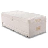 Cama Baú C/auxiliar Conjugado Solteiro: Colchão Molas Bonnel Mh1443 Evolution White (88x188x52) Herval