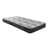 Colchão Solteiro Espuma D45 Pasquale Wave Black (88x188x17) - Paropas