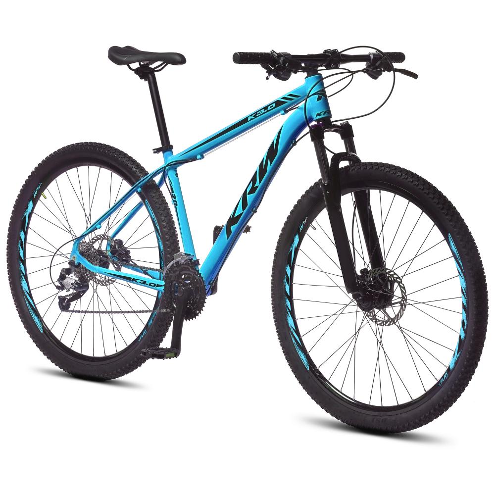 Bicicleta Aro 29 Krw Alumínio 24v Cambio Shimano Altus Freio Hidráulico E Suspensão Trava Ombro S36