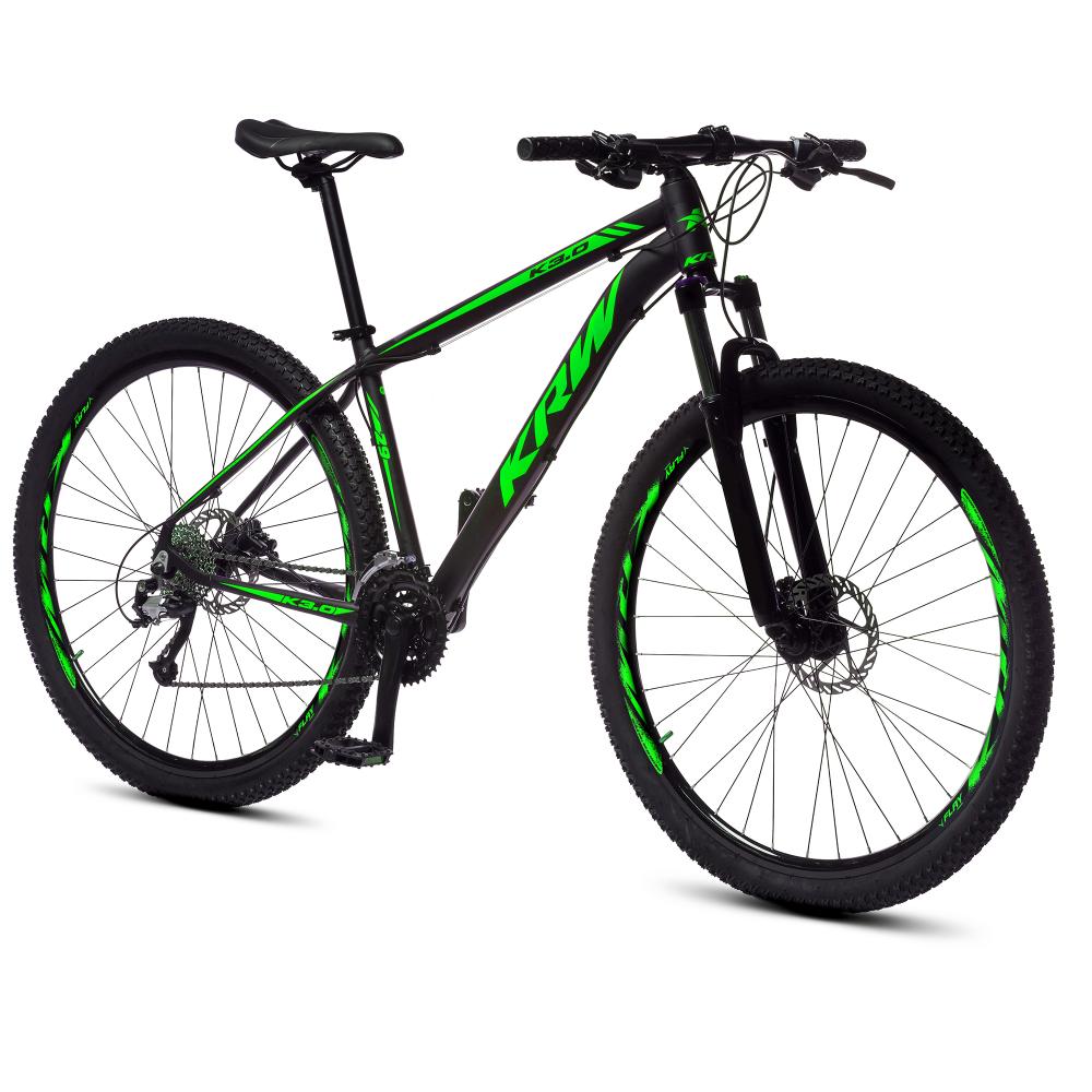 Bicicleta Aro 29 Krw Alumínio 24v Cambio Shimano Altus Freio Hidráulico E Suspensão Trava Ombro S36