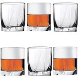 Conjunto 6 (seis) Copos Uisque Whisky Com Forma Gelo Redondo