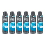 Kit 6 Desodorante Aerosol Dove Men+care Proteção Total 150ml Cada.