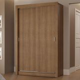 Guarda-roupa Solteiro 2 Portas De Correr 2 Gavetas Rustic Vivare Madesa Rustic