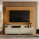 Estante Home Theater Para Tvs Até 75 Pol New Apolo Cumaru/opala