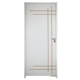 Porta Belissima 9 Prime Batente 11 Cm Fechadura Stilo Wc 62 X 2,10 Lado Esquerdo