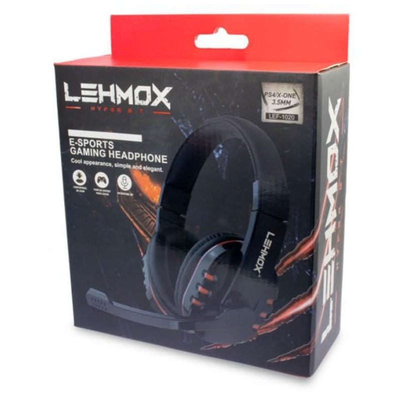 Headset Lehmox Lef-1020 Para Ps4/Pc - Preto