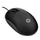 Mouse Usb Bright Standard Preto Com Fio Simples Bom