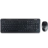 Kit Teclado E Mouse Sem Fio Recarregavel 2.4ghz Usb Preto Tc250