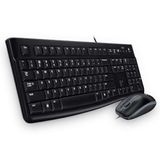 Kit Teclado E Mouse Logitech Usb Preto Mk120