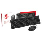 Kit Teclado E Mouse Usb Com Fio Tecrado