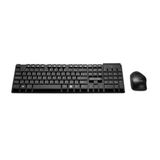 Teclado e Mouse Sem Fio Micro Receptor TC251 Multilaser Preto