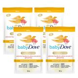 Kit 4 Refis Sabonete Líquido Baby Dove Hidratação Glicerinada 180ml