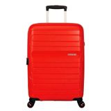 Mala De Viagem Media Em Polipropileno American Tourister By Samsonite Sunside Cadeado Tsa Vermelho M