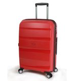 Mala De Viagem Media Expansível Em Polipropileno Samsonite Spin Air Cadeado Tsa Vermelho M