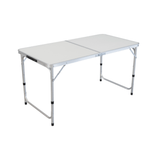 Mesa De Camping Dobrável 120cm - Branca - Tudo Em Caixa