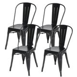 Kit 4 Cadeiras Para Bar/restaurante/área Externa Tolix