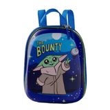 Mochila Maxtoy Infantil Escolar Star Wars Grogu Azul