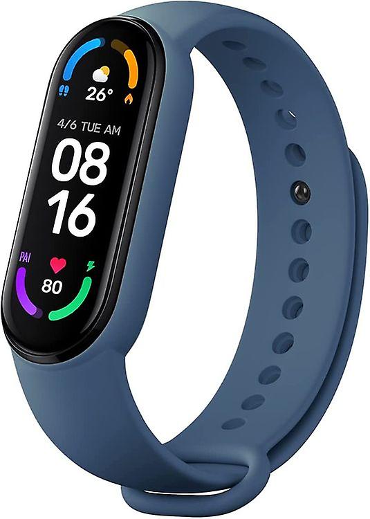 Xiaomi Mi Smart Band 6 Pulseira De Correia (3-pack) Azul Laranja B