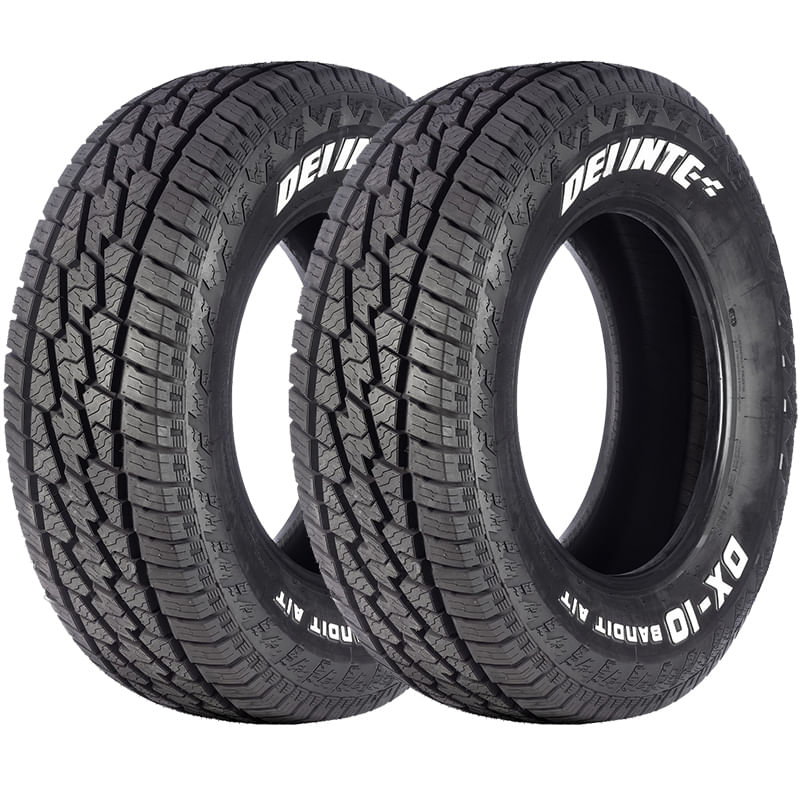 Kit 2 Pneus Delinte Aro 16 265/70r16 Dx-10 Bandit A/t 121/118q Lt Wl