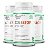 Kit 3 Colestop Asta Q10 Unilife 60 Cápsulas