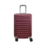 Mala De Bordo Abs Wilson W1735 Rodas Duplas Giro 360 Vinho P