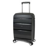 Mala De Bordo Pequena Expansível Em Polipropileno Samsonite Spin Air Cadeado Tsa Preta P