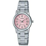 Relógio Casio Feminino Ref: Ltp-v002d-4budf Clássico Prateado