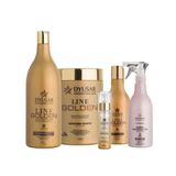 Kit De Hidratação Ouro Com Condicionador E Queratina Dyusar