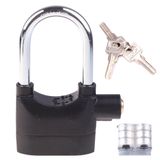 Trava Sirene 110db Anti-furto Bike Portão Resistente Aço
