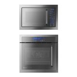 Torre De Cocção Com Micro-ondas Electrolux 34l Inox Home Pro (mx43t)+forno Elétrico Electrolux 80l Inox Home Pro (oe9xt)