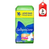 Kit C-03 Sempre Livre Adapt Suave Absorventes Higiênicos C- Abas C-16