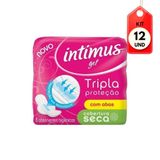 Kit C-12 Intimus Gel Absorvente Higiênico Seca C- Abas C-8