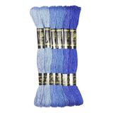 Linha Meada Kit Degradê Pacote Com 06 Azul Ref.609587