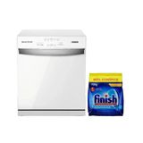 Kit Lava-louças Brastemp 8s Branca Blf08bb E Detergente Pó Finish 700g Kit Lava-louças Brastemp 8s Branca Blf08bb 220v E Detergente Pó Finish 700g