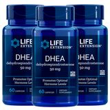 Kit 3 X Dhe 50mg Hea (60 Caps) Dea - Life Extension