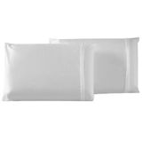 Protetor De Travesseiro 68cm X 48cm 1 Peça Impermeável 100% Polipropileno - Branco